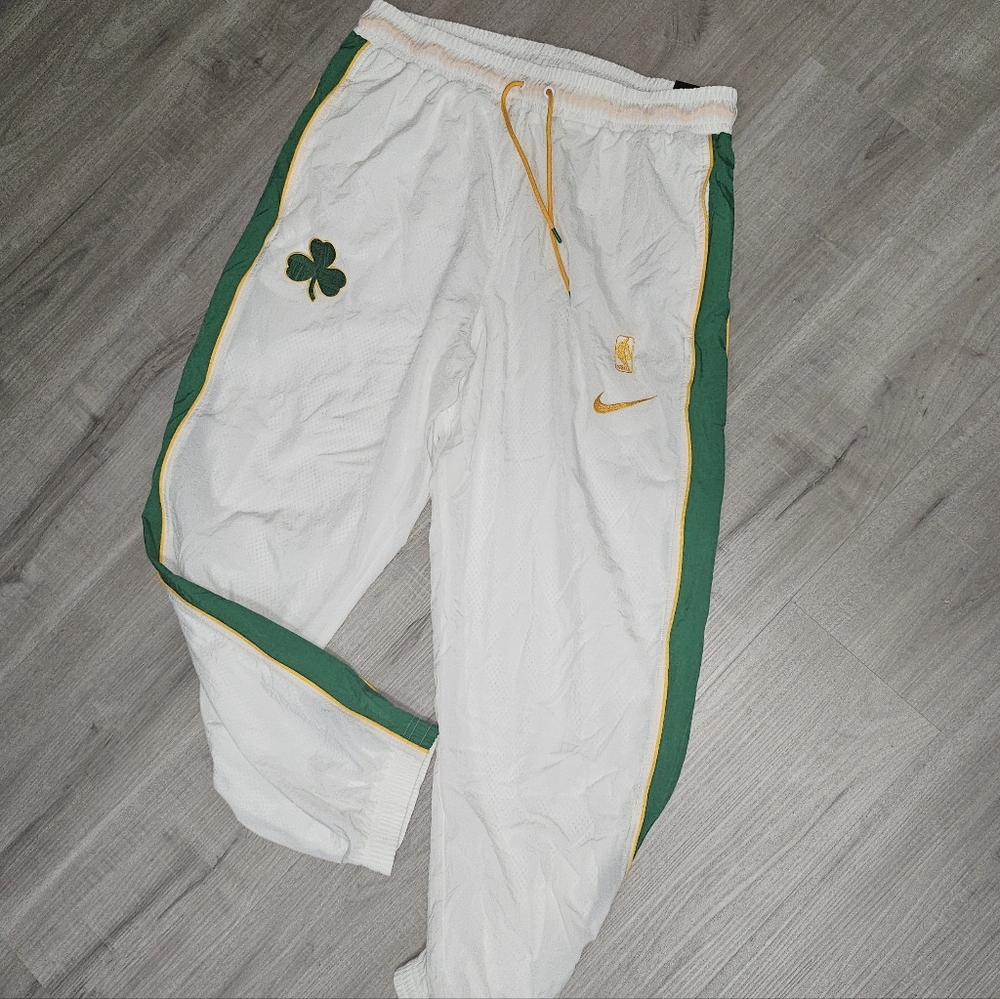 Nike NBA Boston Celtics White Athletic Pants